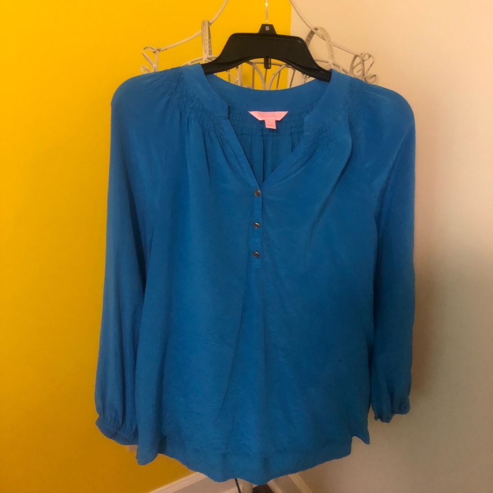 Silk Elsa Lilly Pulitzer top
